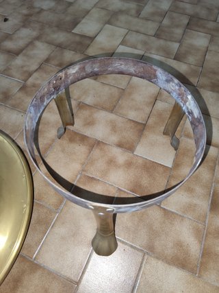 Braciere Antico Ottone Rame Diametro 49cm