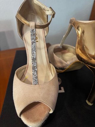 Zapatos LODI, de ante rosado