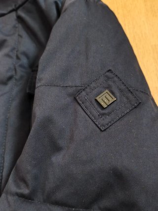 Parka azul hombre con capucha Emidio Tucci
