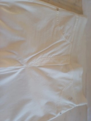 Pantalón blanco elástico Largos