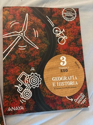 Libros Geografía e Historia 3 ESO Anaya - Madrid (
