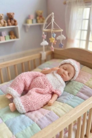 Bebé Silicona 15cm Muñeca Realista