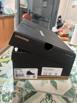 Converse Piel Sintética Negras nuevas a estrenar
