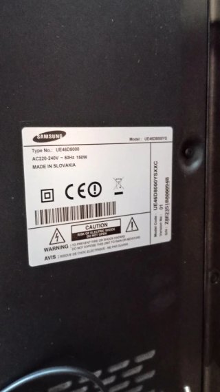 Samsung Smart TV 46" 46D8000 funcionando