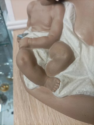 Figura Nao Lladro Madre e Hijo