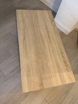 Mesa de centro elevable madera y metal