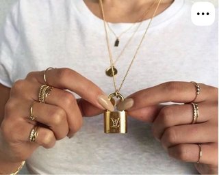 Collar Candado Vintage Louis Vuitton