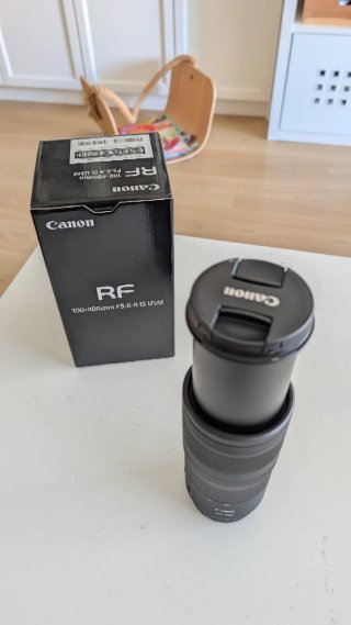 Objetivo Canon RF 100-400mm F5.6-8 IS USM (NUEVO)