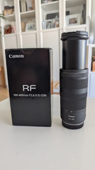 Objetivo Canon RF 100-400mm F5.6-8 IS USM (NUEVO)