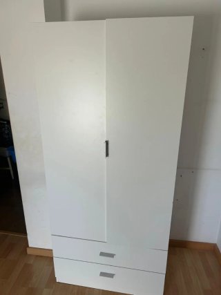 Armario blanco madera poco uso