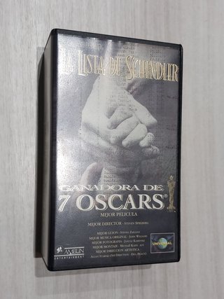 La Lista de Schindler VHS Ganadora 7 Oscars