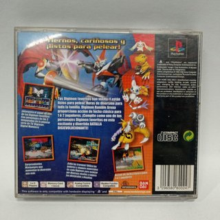 Digimon Rumble Arena PS1 Scatola Danneggiata