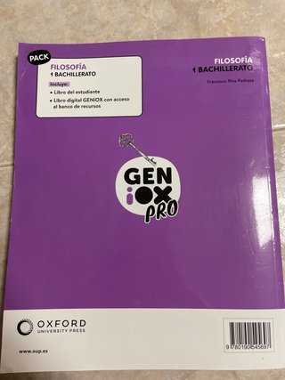 Filosofía 1º Bachillerato. Libro del estudiante...