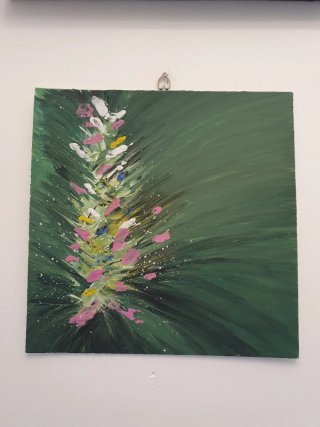 Quadri astratti con fiori