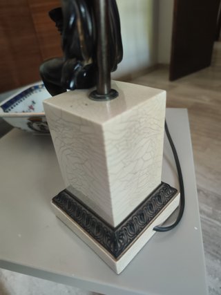 Lámpara Querubín Beige y Negro