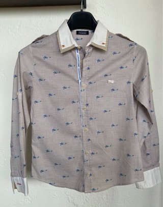 Camicia Gianfranco Ferrè beige bambino