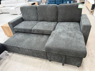 Chollo!Sofá Cama Gris con Arcón en gris