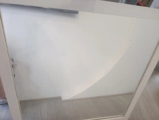 Espejo Cuadrado Blanco para Habitación/Baño