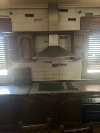 Muebles de cocina madera y metal