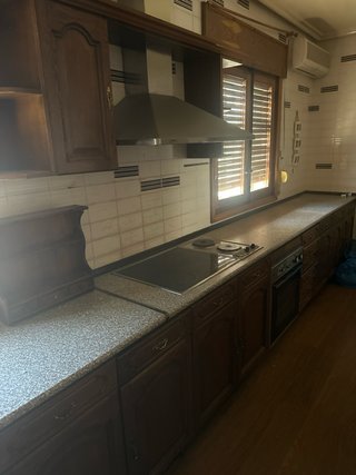 Muebles de cocina madera y metal