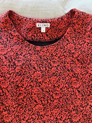 Vestido Kling Talla XS Estampado Floral