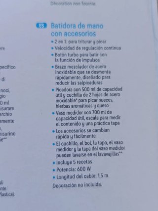 Batidora de mano Silvercrest 600W rosa