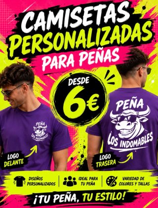 Camisetas Personalizadas para Peñas