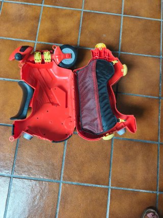 Moto correpasillos roja