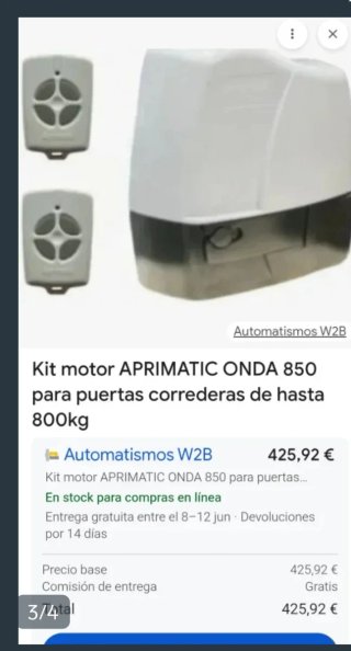 Motor Puerta Corredera Aprimatic