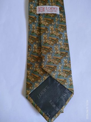 Corbata Loewe Seda Natural Multicolor