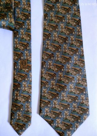 Corbata Loewe Seda Natural Multicolor