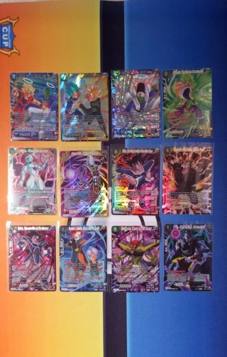 67x Cartas SR Dragon Ball super masters