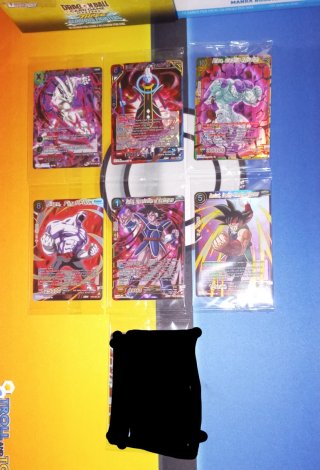 Cartas SR Dragon Ball super masters