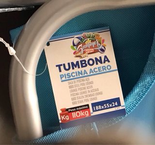 Tumbona Azul - ¡4 Días de Uso!