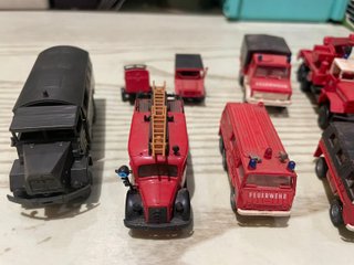 11 Miniaturas ROCO HO 1:87 Camiones Bomberos