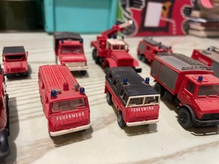 11 Miniaturas ROCO HO 1:87 Camiones Bomberos