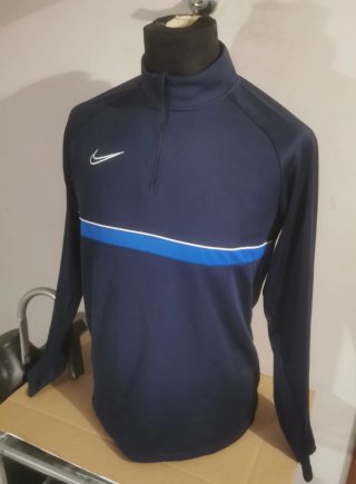Maglia allenamento Nike uomo maglietta blu felpa