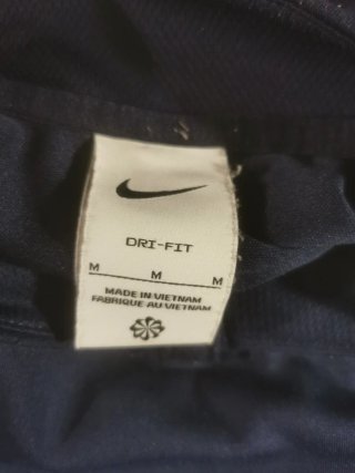 Maglia allenamento Nike uomo maglietta blu felpa