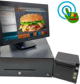 TPV táctil solo Restaurante HP RP9G1 G,8RAM 120SSD