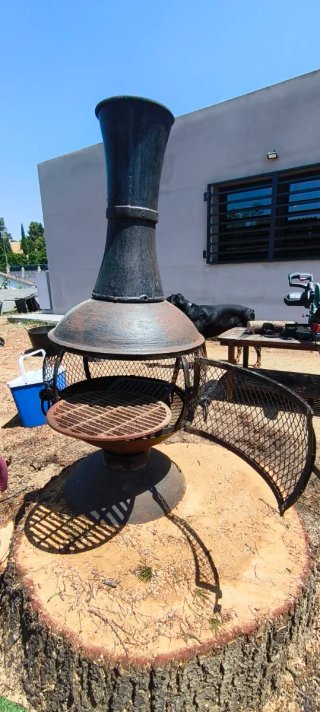 Brasero barbacoa exterior metalica