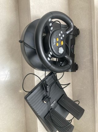 Volante y Pedales VE para PS/PS2