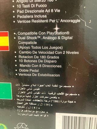 Volante y Pedales VE para PS/PS2