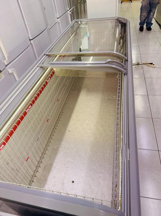 Congelador horizontal cristal