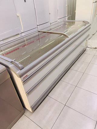 Congelador horizontal cristal