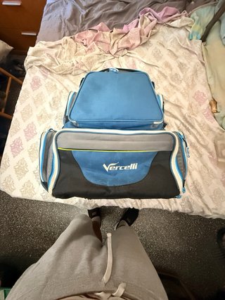 Mochila Vercelli Azul/Gris Nueva