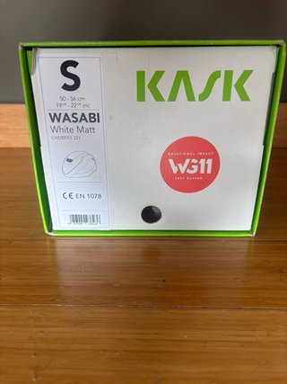 Casco ciclismo KASK Wasabi Blanco Talla S