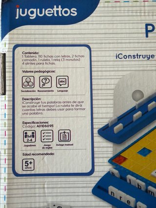 Juego de mesa Palabras Locas Juguettos