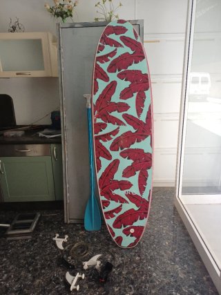 Tabla de surf OLAIAN roja