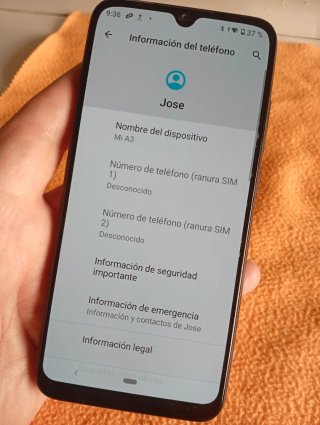 Xiaomi Mi A3 64GB Negro