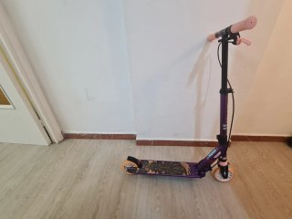 Patinete morado decathlon